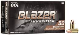 CCI 5201 Blazer Brass 9mm Luger